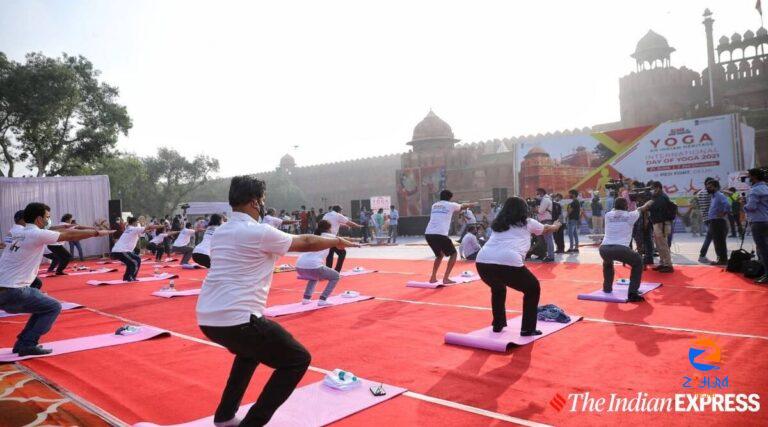 In pictures: International Yoga Day celebrations around the country