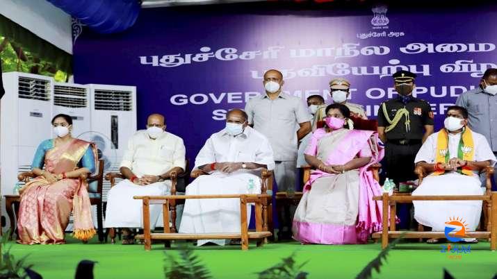 Puducherry Cabinet expansion: 5 ministers, including two from BJP, inducted in NDA