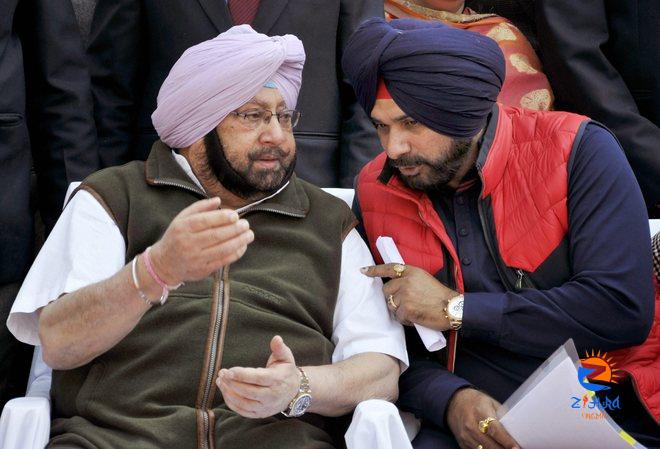 navjot singh sidhu amarinder singh punjab congress infighting PCC chief latest news updates