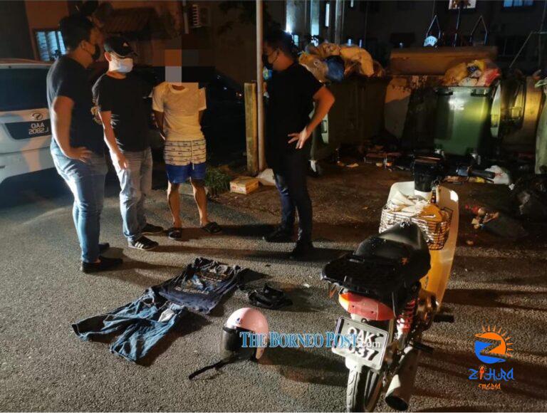 Serial offender nabbed in connection with Jalan Tupong snatching