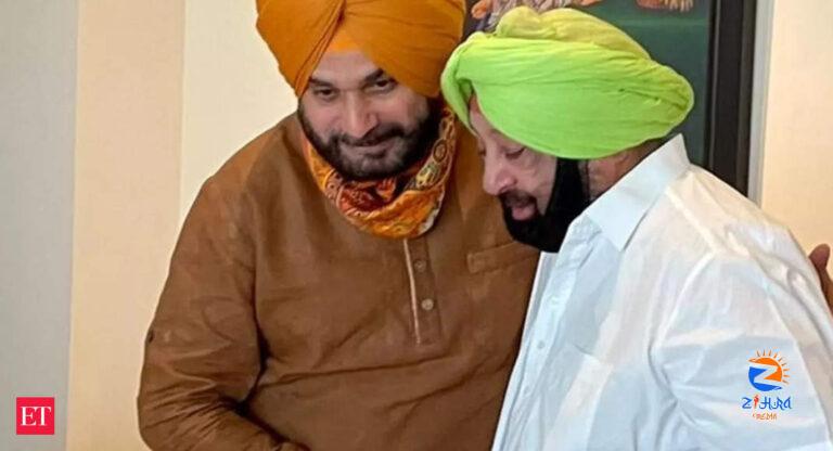 punjab congress: Amarinder Singh, Sidhu agree on strategic policy group for better party-government coordination