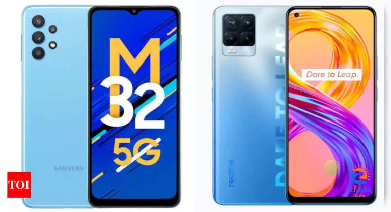 Samsung Galaxy M32 5G vs Realme 8 Pro: Two mid-range smartphones compared