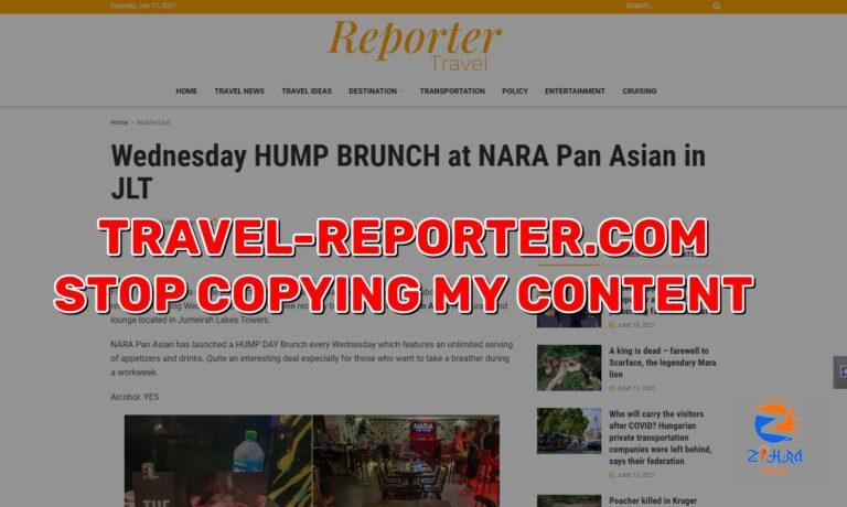 Travel-Reporter.com – STOP COPYING MY CONTENT