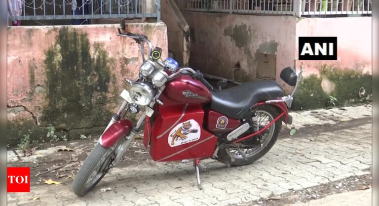 Electric Royal Enfield? 15-year-old builds lookalike e-motorcycle using scrap