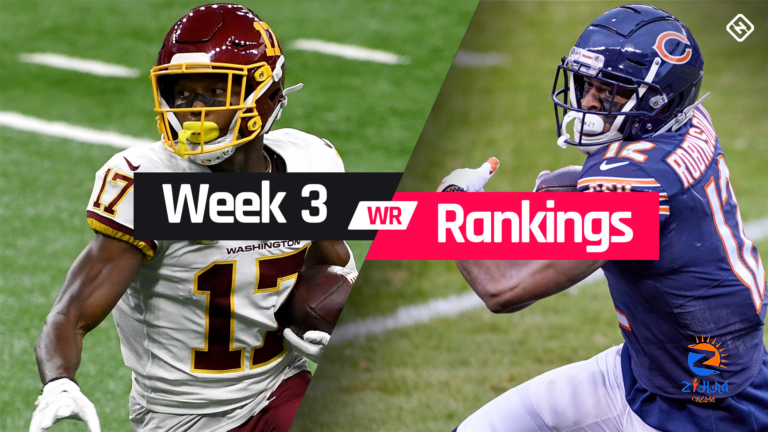 Week 3 Fantasy WR Rankings