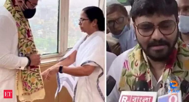 Babul Supriyo calls on Mamata Banerjee, says ‘CM asked me to sing during Durga Puja festival’ – The Economic Times Video