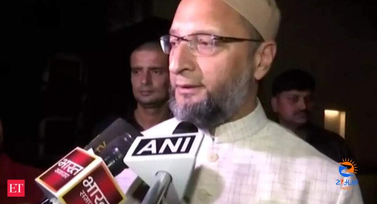 owaisi: If residence of MP is being attacked, what message is sent across country: AIMIM chief Asaduddin Owaisi – The Economic Times Video