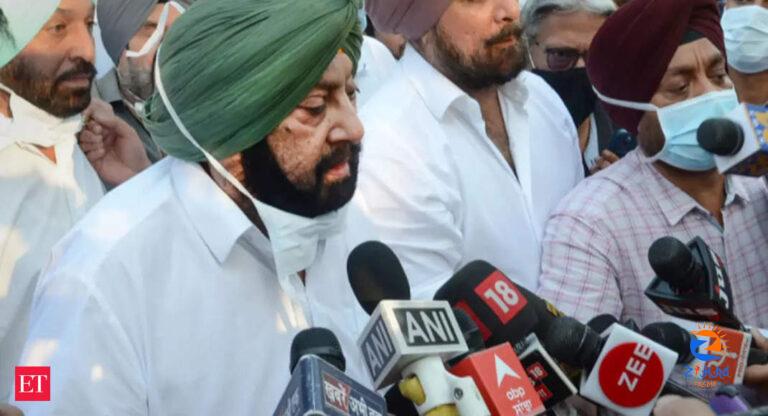 amarinder singh: Captain Amarinder Singh ‘ready for any sacrifice to stop Sidhu as CM’; targets Sonia