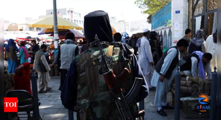 Witness: Taliban hang dead body in Afghan city’s main square