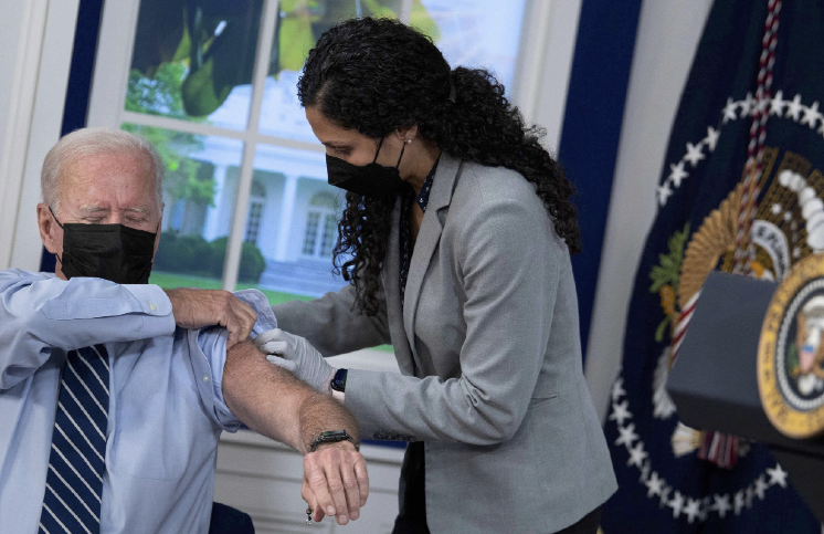 US President Joe Biden takes Covid booster shot – News