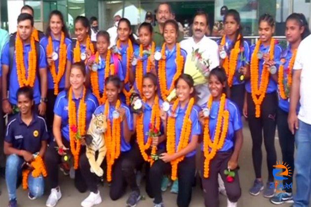 Indian rugby team returns after winning silver in U18