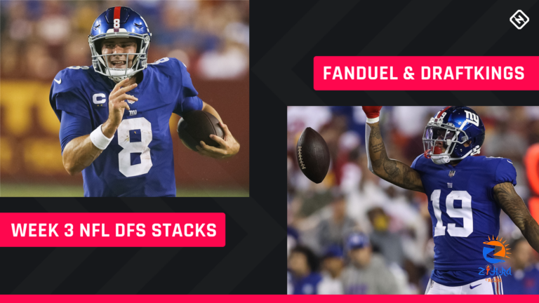 Best NFL DFS Stacks Week 3: Lineup picks for DraftKings, FanDuel tournaments, cash games