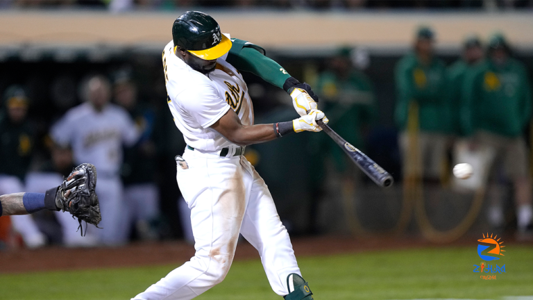 Starling Marte goes 3-for-4 with three RBIs as A’s rout Astros, 14-2