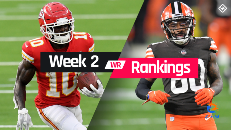 Fantasy WR Rankings Week 2: Who to start, sit at wide receiver in fantasy football