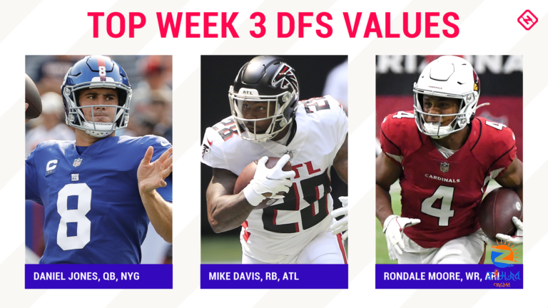 NFL DFS Picks Week 3: Best sleepers, value players for DraftKings, FanDuel daily fantasy football lineups