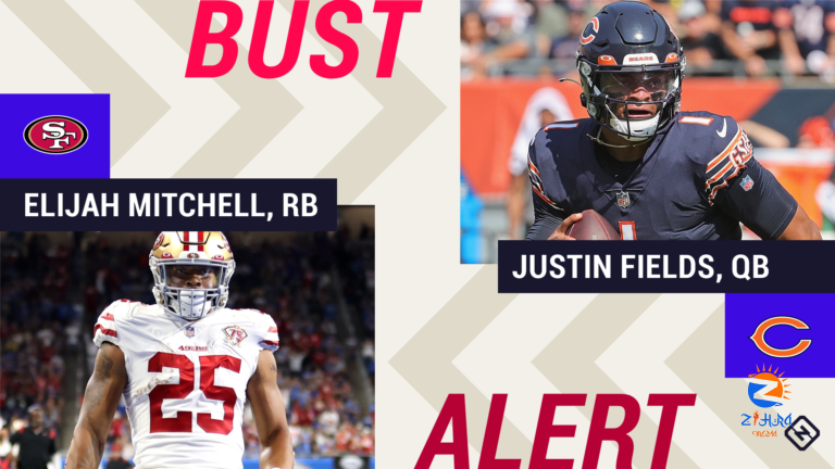 Week 3 Fantasy Busts: Elijah Mitchell, Justin Fields among injury, matchup worries