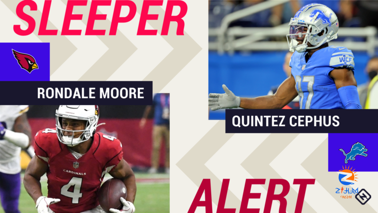 Week 3 Fantasy Sleepers: Rondale Moore, Quintez Cephus among players on the start ’em, sit ’em bubble