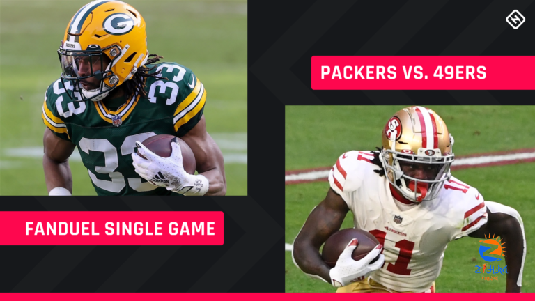 Sunday Night Football FanDuel Picks: NFL DFS lineup advice for Week 3 Packers-49ers single-game tournaments