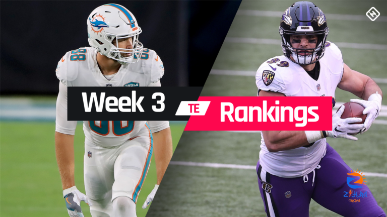 Fantasy TE Rankings Week 3: Who to start, sit at tight end in fantasy football