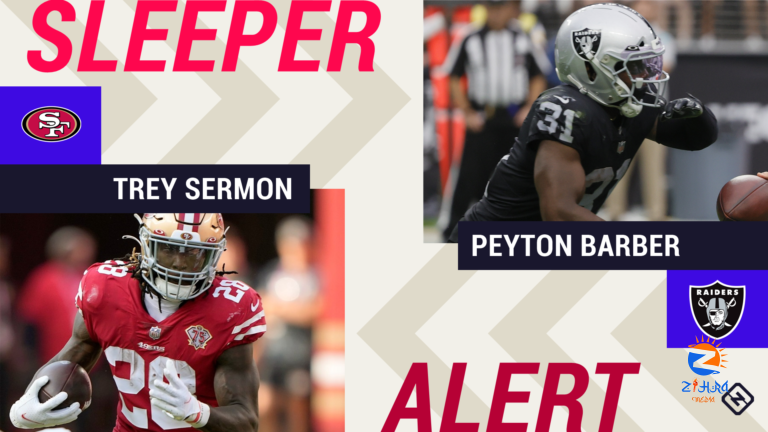 Week 4 Fantasy Sleepers: Trey Sermon, Peyton Barber among potential starters with big upside