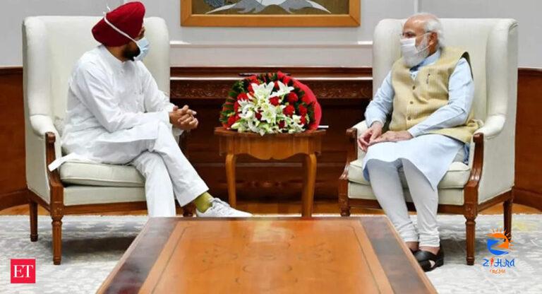 charanjit singh channi: Charanjit Singh Channi meets PM, discusses farm laws, paddy procurement