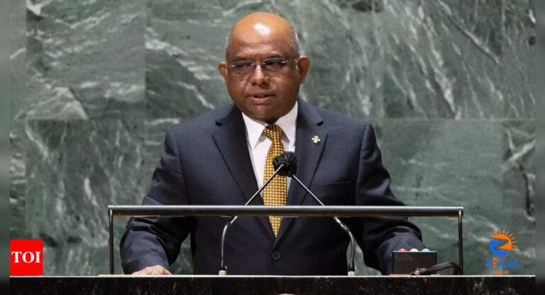 covishield: ‘I got Covishield from India’: President of the 76th UN General Assembly Abdulla Shahid | India News