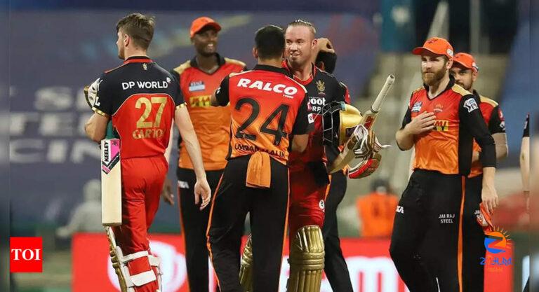 Royal Challengers Bangalore vs Sunrisers Hyderabad Highlights: SRH dent RCB’s chance to get top-two finish with upset four-run win | Cricket News