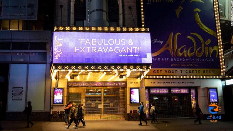 ‘Aladdin’ Broadway show resumes a day after Covid-19 cases canceled performance