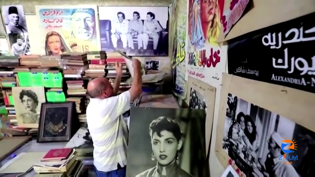 Egyptian man collects vintage cinematic gems