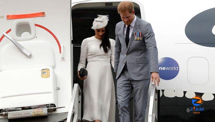 ‘Eco-warriors’ Prince Harry and Meghan Markle under fire for flying in a private jet