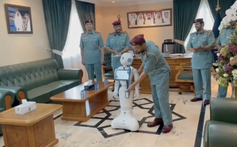 Video: UAE robocop gets official police badge; here is what it will do – News