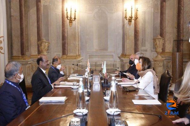 Om Birla meets Italian Senate President on sidelines of G20 Parliamentary Speakers’ Summit