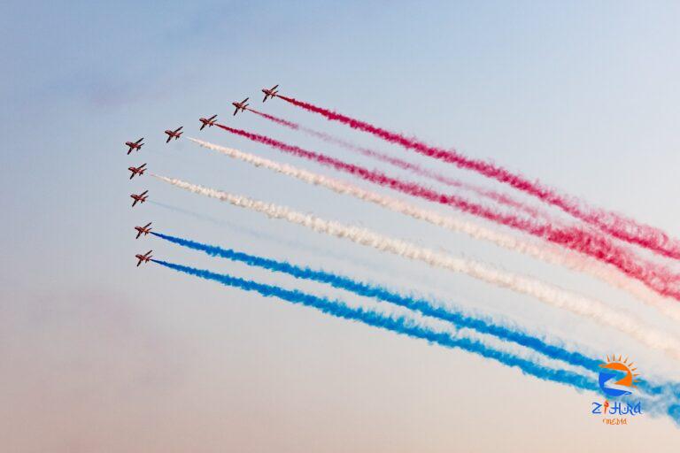 Red Arrows commander hails Expo site as 'phenomenal' after Dubai display