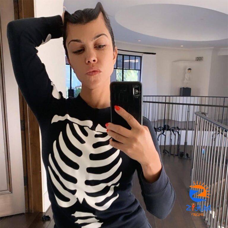 Kourtney Kardashian & Kylie Jenner Get into the Halloween Spirit Early