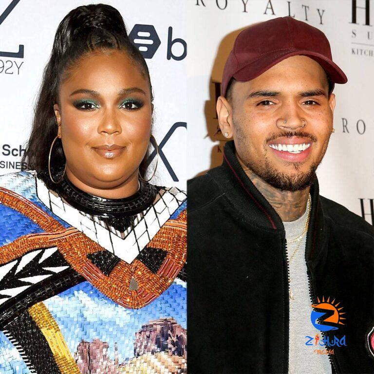 Lizzo Criticized After Asking “Favorite Person” Chris Brown for Photo