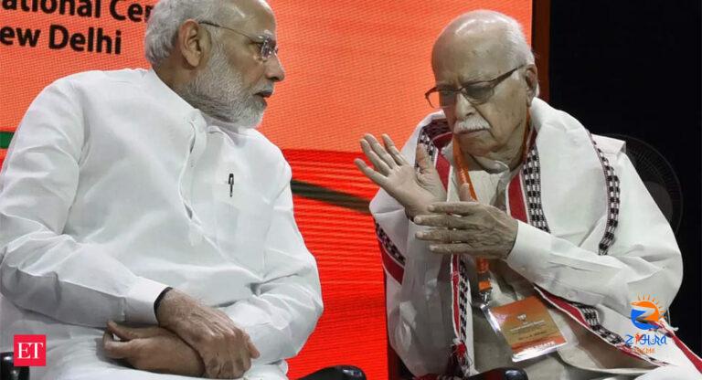 modi: PM Modi, senior leaders greet Advani on 94th birthday