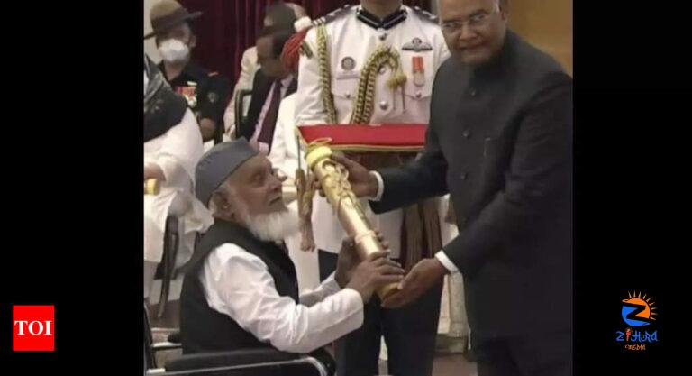 ‘Last rites samaritan’ Shareef Chacha from Ayodhya gets Padma Shri | Lucknow News