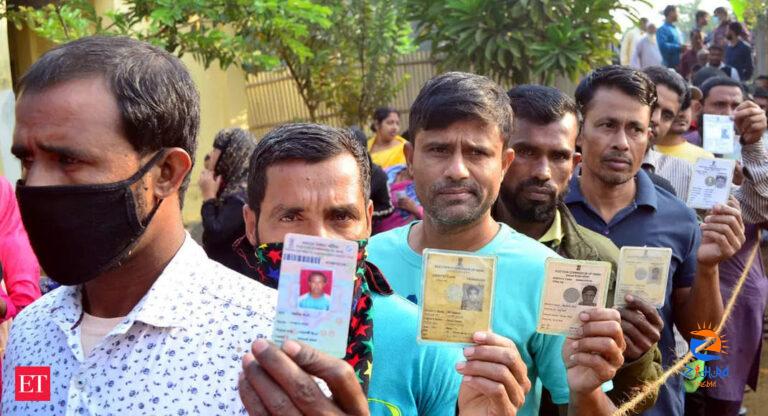 tripura civil polls: Tripura civic elections: 22% votes polled till 11 AM