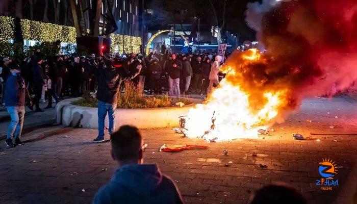 Protests continue in Netherlands over Covid curbs