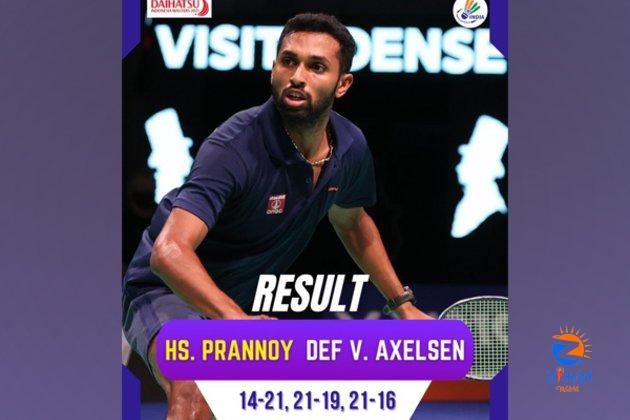 Prannoy sails into quarters after thrilling victory over Viktor Axelsen