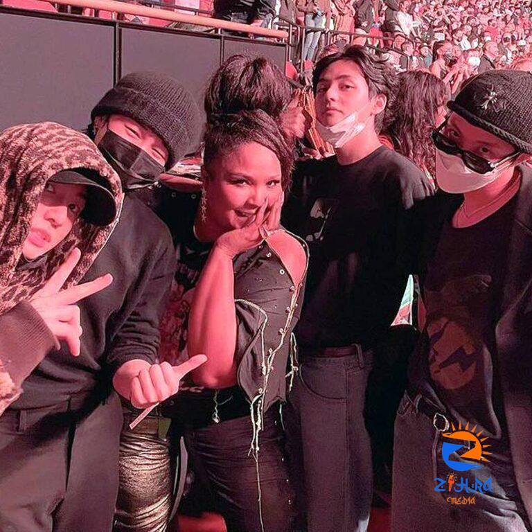 “Besties” BTS and Lizzo Sing and Dance At Harry Styles Concert