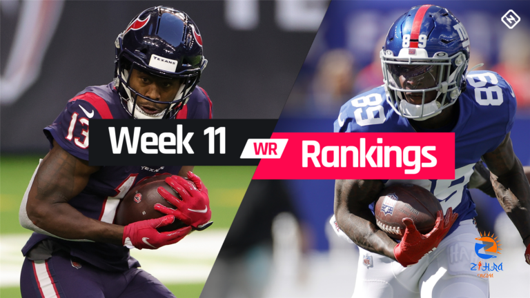 Fantasy WR Rankings Week 11: Who to start, sit at wide receiver in fantasy football