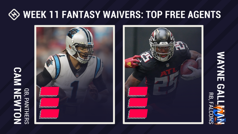 Fantasy Waiver Wire Week 11: Cam Newton, Wayne Gallman among top free agent pickups