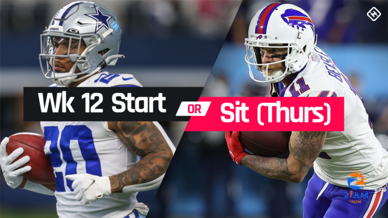 Fantasy Football Start ‘Em Sit ‘Em for Week 12 NFL Thanksgiving games