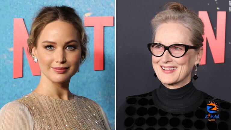 Jennifer Lawrence had to explain G.O.A.T. to Meryl Streep