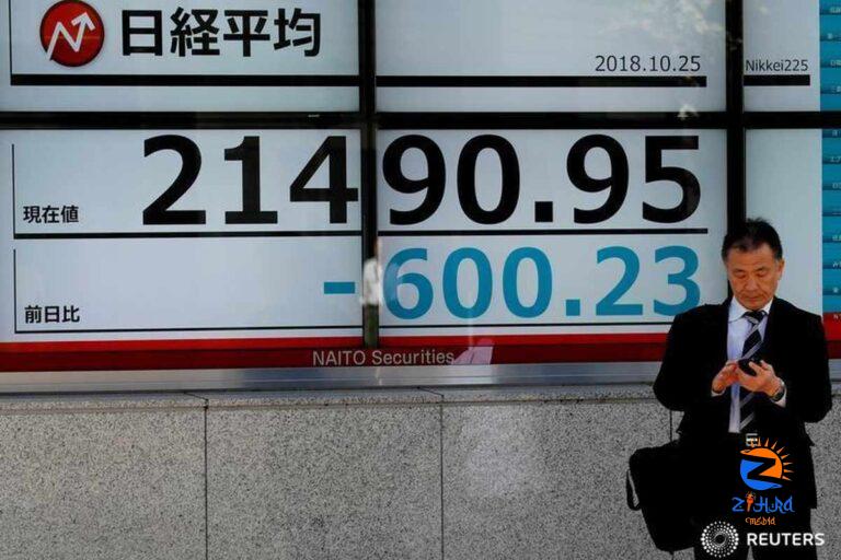 Wednesday Outlook: Asian shares stumble; oil drops; dollar stands tall