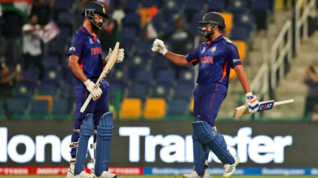 Rohit Sharma-KL Rahul’s record opening stand helps India post 210 for 2, highest total of T20 World Cup 2021