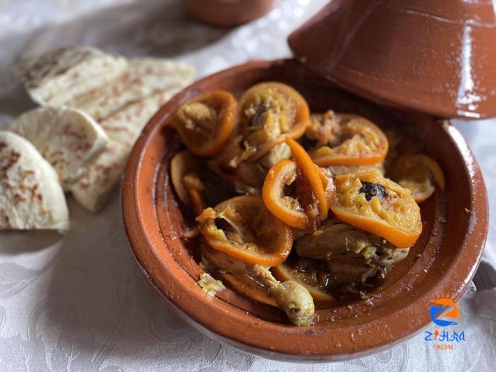 Moroccan Chicken Tajine with Oranges