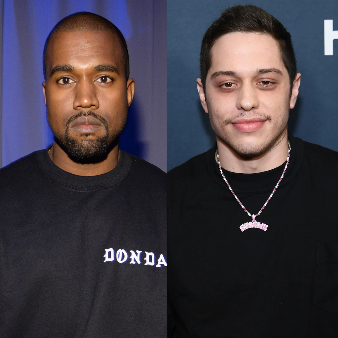 Kanye West Reacts to Pete Davidson Text About Being “in Bed” With Kim