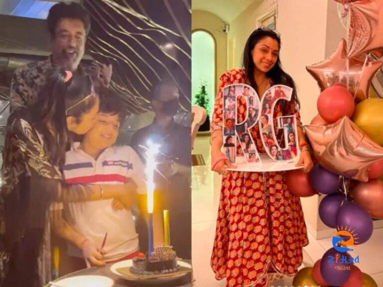 Inside Anupamaa actress Rupali Ganguly’s birthday celebration with family; shares a peek into the cakes, bouquets and gifts from fans